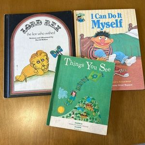 5/$25 Three vintage children’s books